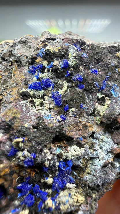 Azurite- Morenci Mine, Morenci, Greenlee County, Arizona, USA