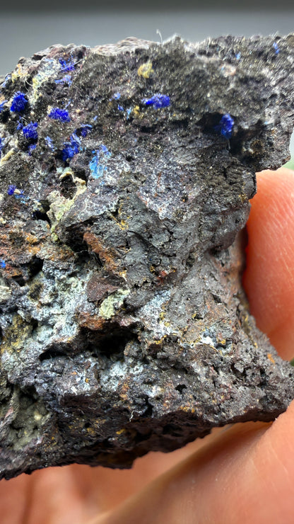 Azurite- Morenci Mine, Morenci, Greenlee County, Arizona, USA