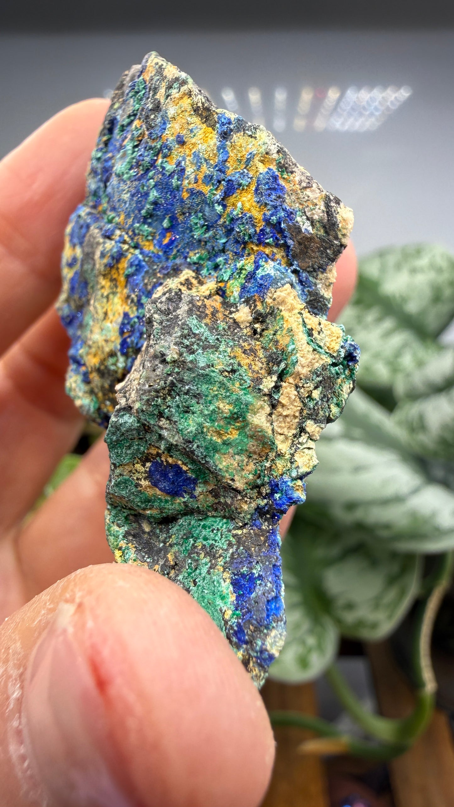 Azurite, Malachite- Morenci Mine, Morenci, Greenlee County, Arizona, USA
