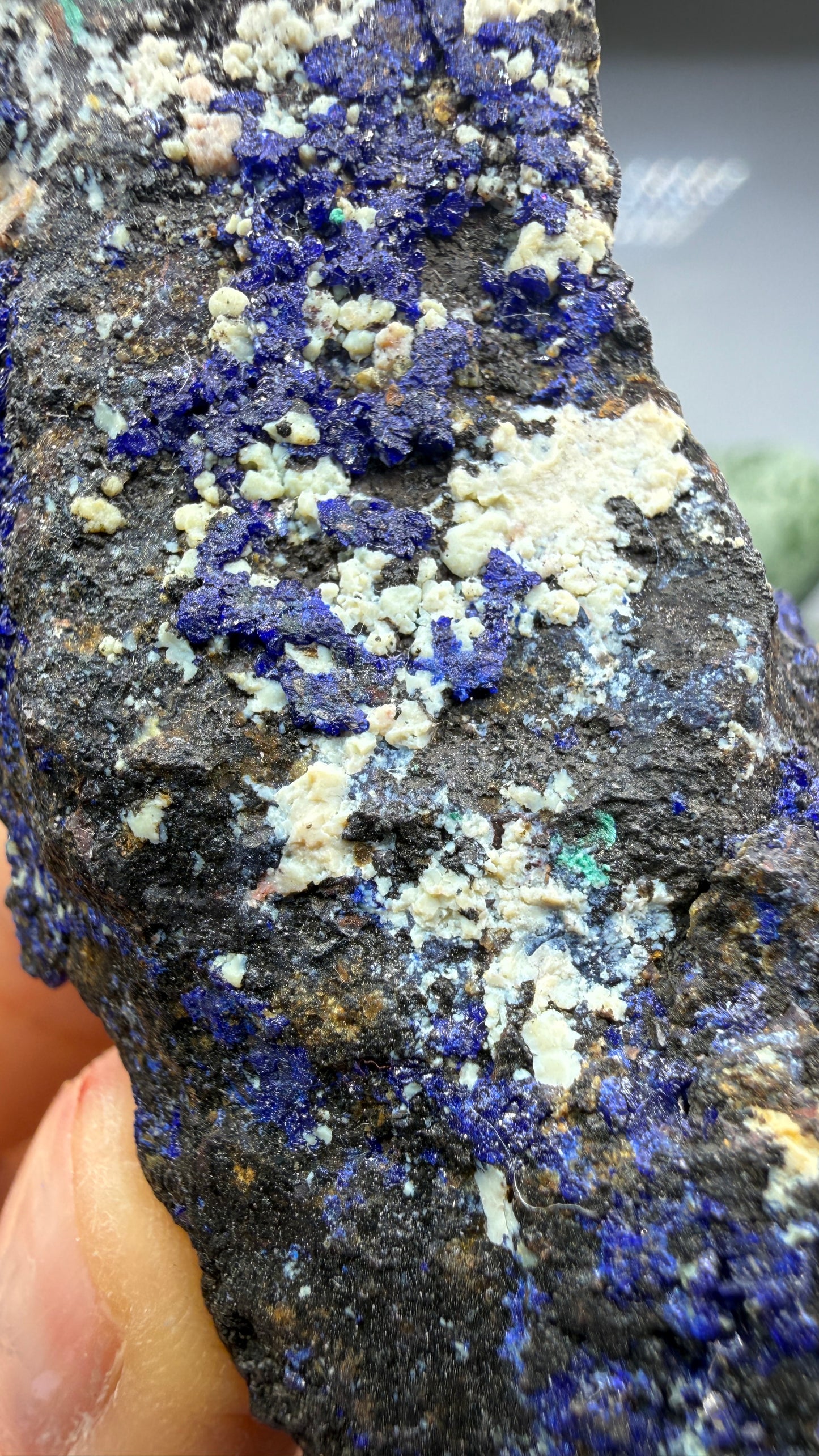 Azurite, Malachite- Morenci Mine, Morenci, Greenlee County, Arizona, USA