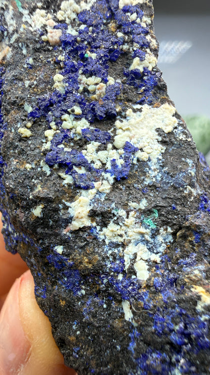 Azurite, Malachite- Morenci Mine, Morenci, Greenlee County, Arizona, USA