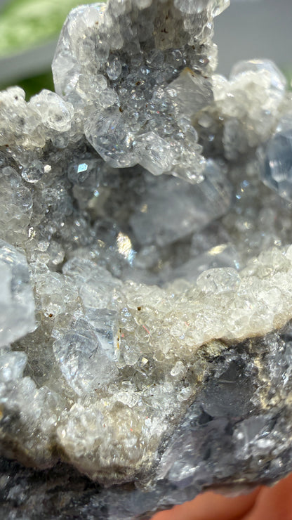 Celestine, Calcite- Meckley's Quarry, Mandata, Northumberland County, Pennsylvania, USA