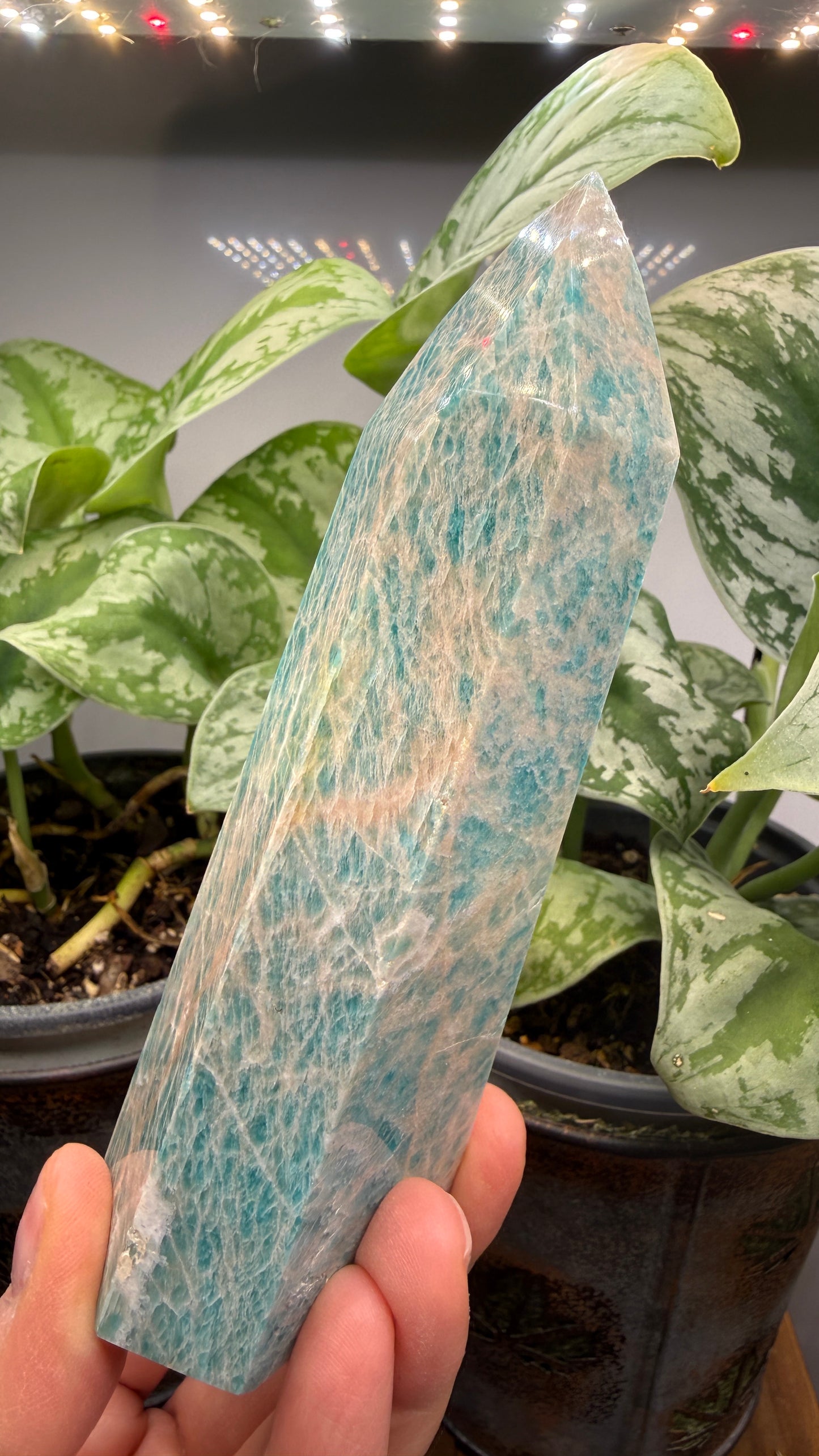 Amazonite Tower- 5.25" inch tall