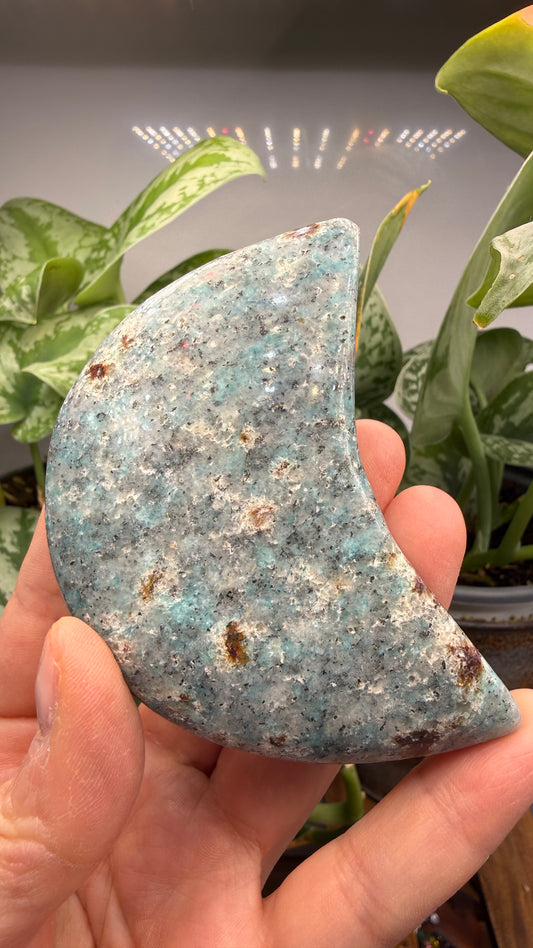 Amazonite Moon- 2.25" inches