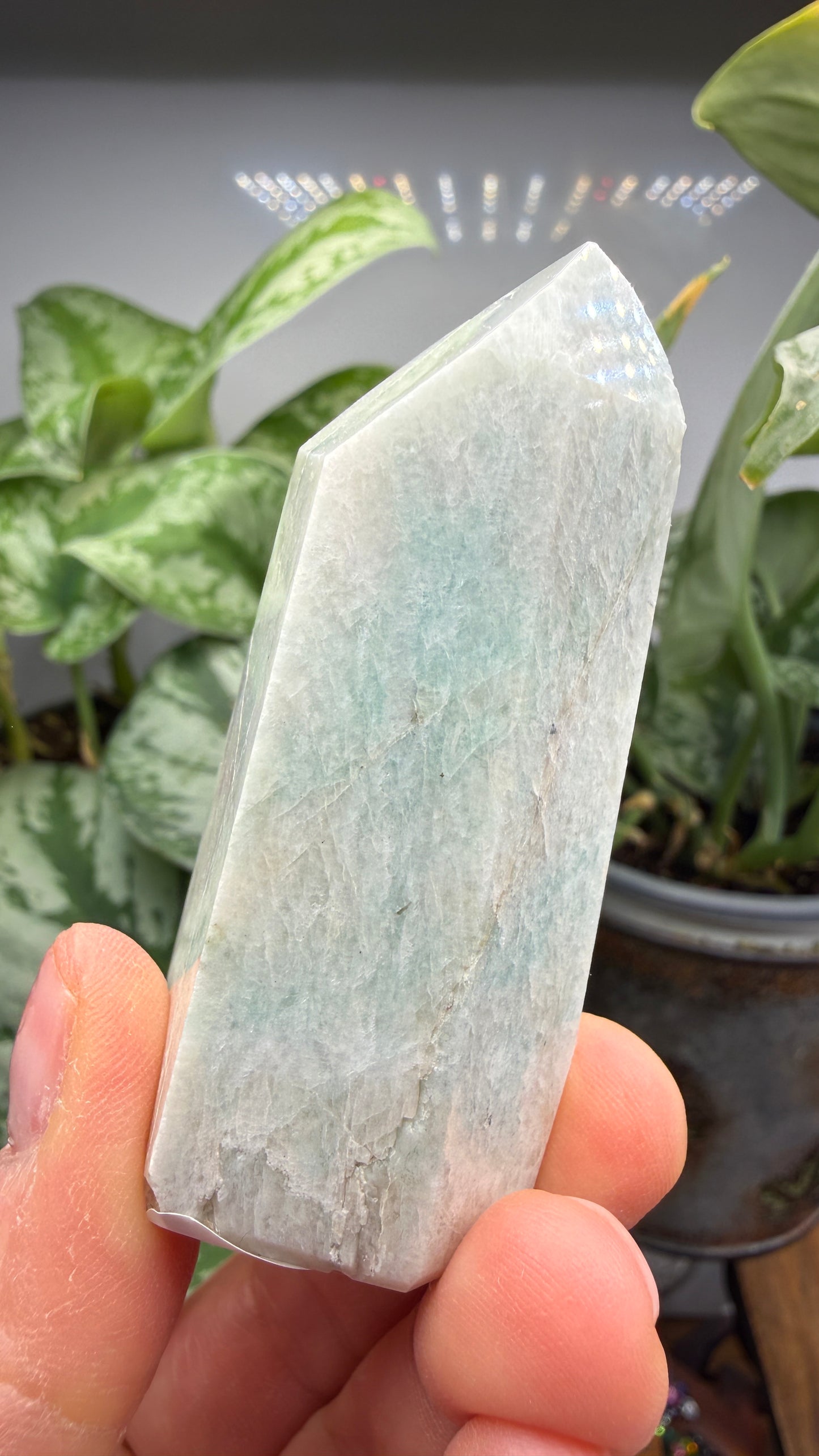 Amazonite Tower/Point (Isis Cut)- 2.5" inch tall