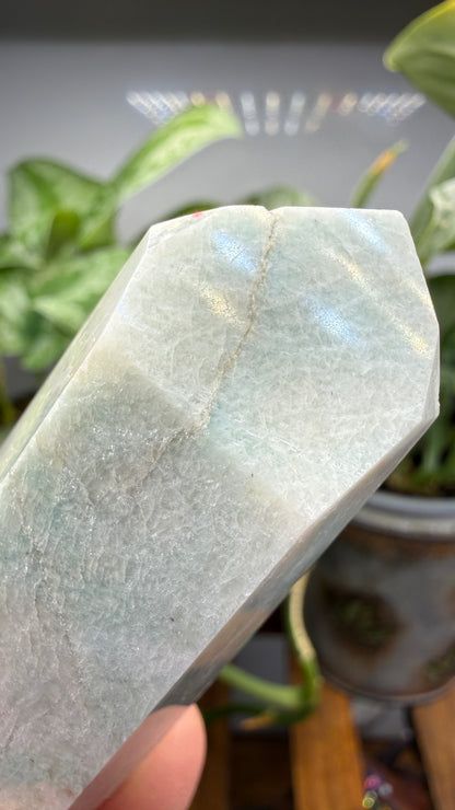 Amazonite Tower/Point (Isis Cut)- 2.5" inch tall