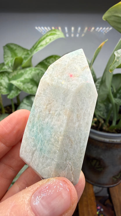 Amazonite Tower/Point (Isis Cut)- 2.25" inch tall