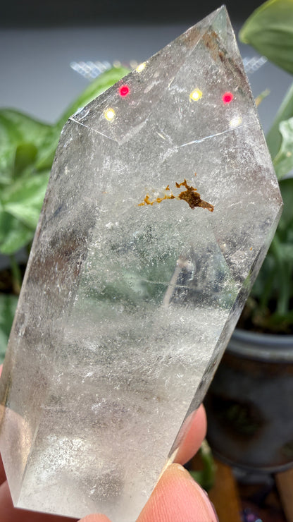 Garden Quartz/Lodolite Point- 2.5" inches tall