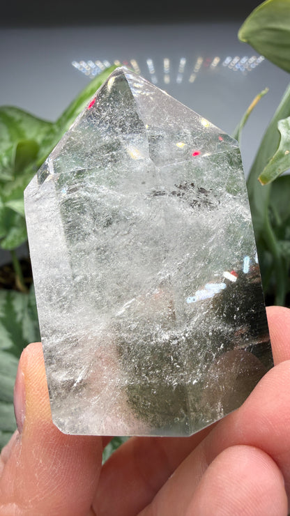 Garden Quartz/Lodolite Point- 2.125" inches tall
