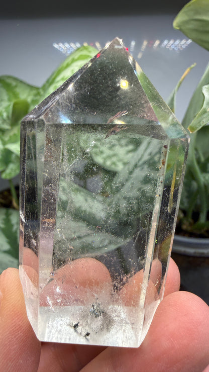 Garden Quartz/Lodolite Point- 2.25" inches tall