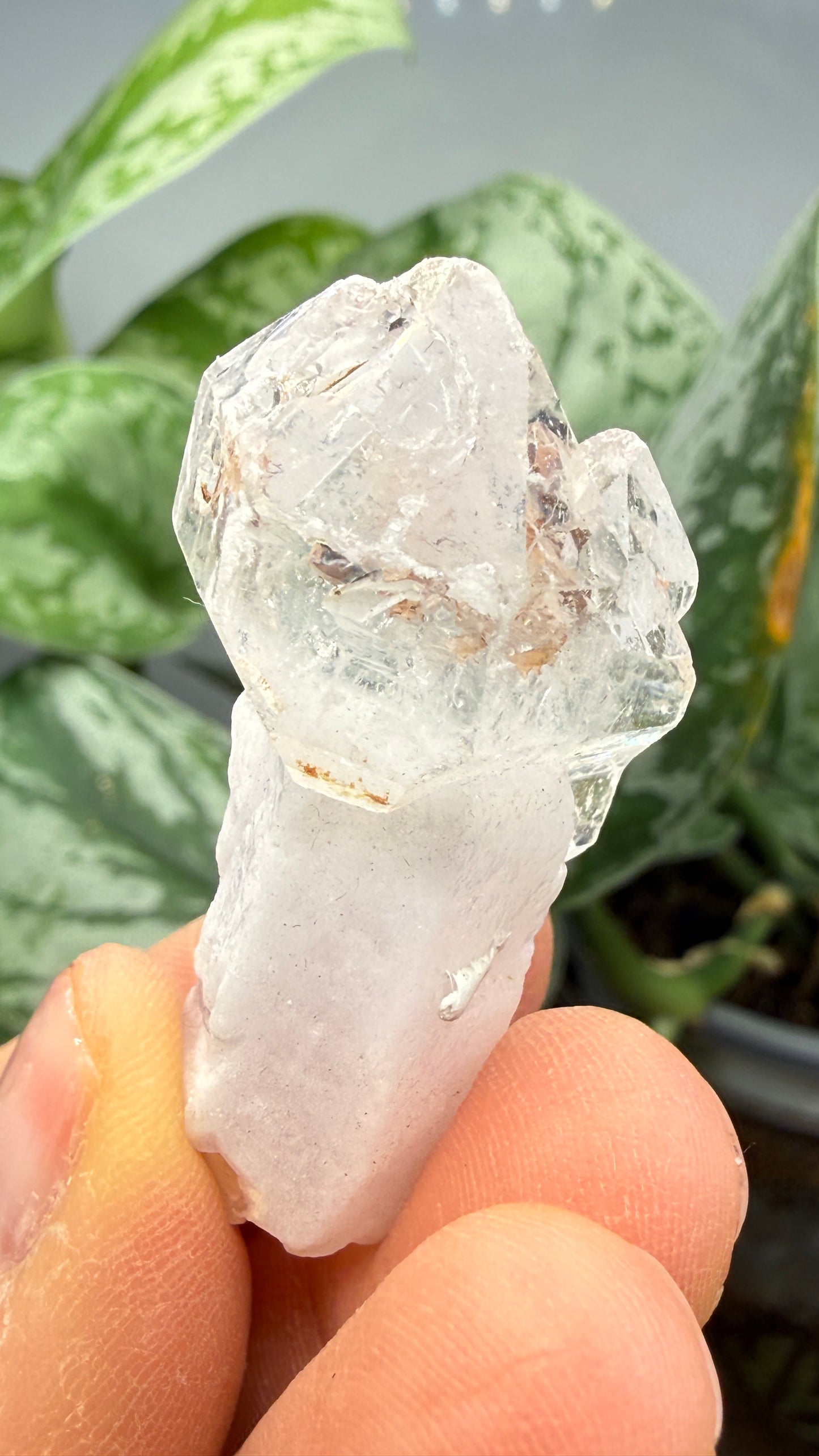 Petroleum Quartz Sceptre ("Firefly Quartz")- Madirobe, Antsalova District, Melaky, Madagascar