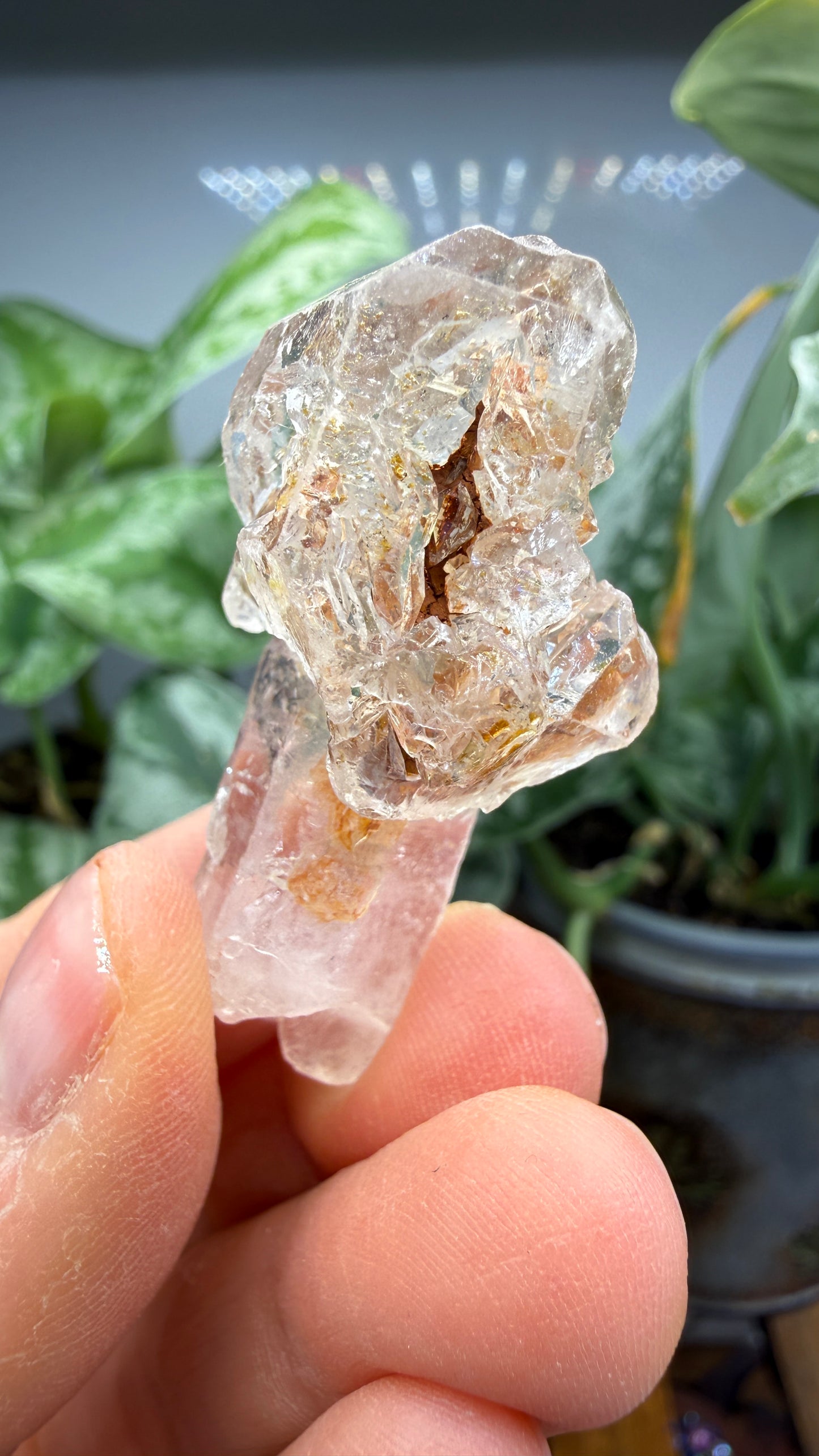 Petroleum Quartz Sceptre ("Firefly Quartz")- Madirobe, Antsalova District, Melaky, Madagascar