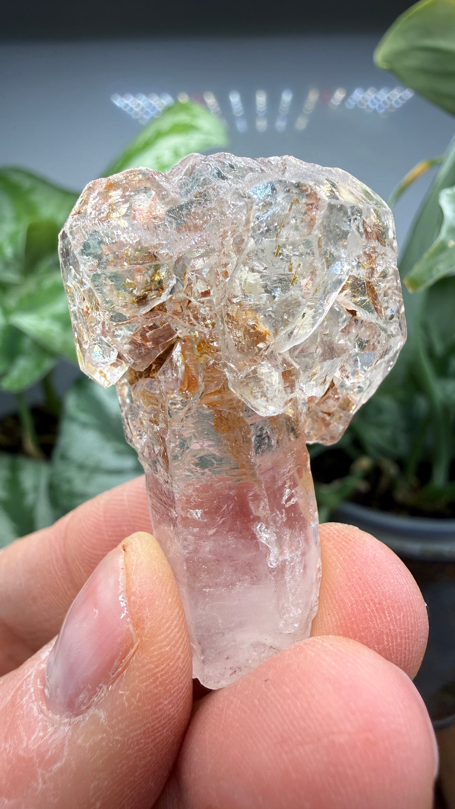 Petroleum Quartz Sceptre ("Firefly Quartz")- Madirobe, Antsalova District, Melaky, Madagascar