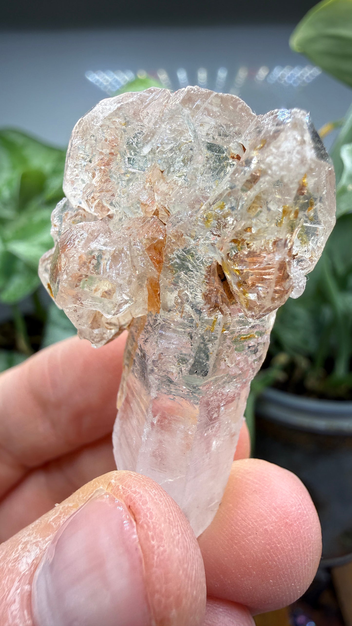 Petroleum Quartz Sceptre ("Firefly Quartz")- Madirobe, Antsalova District, Melaky, Madagascar