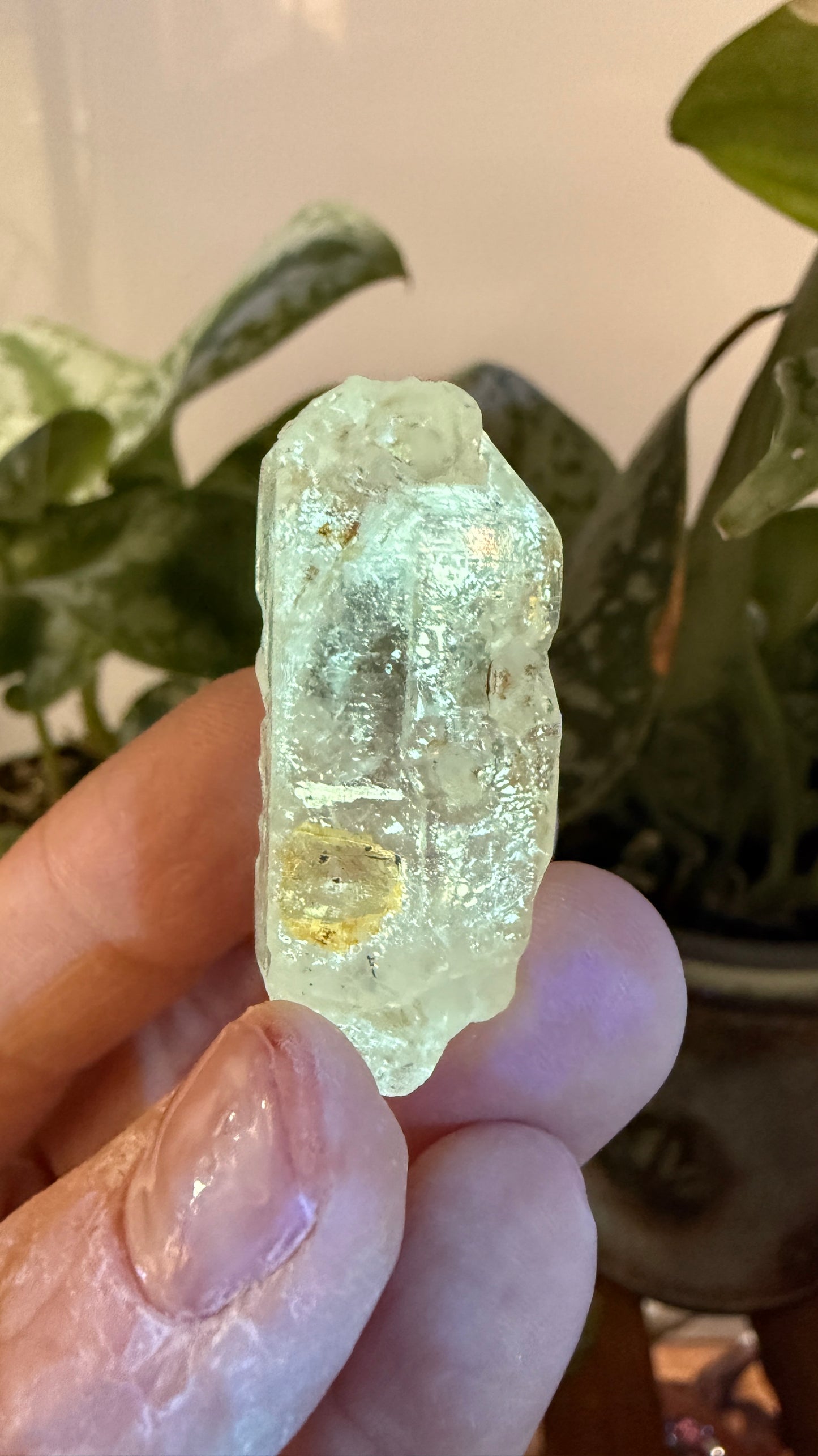 Petroleum Quartz ("Firefly Quartz")- Madirobe, Antsalova District, Melaky, Madagascar