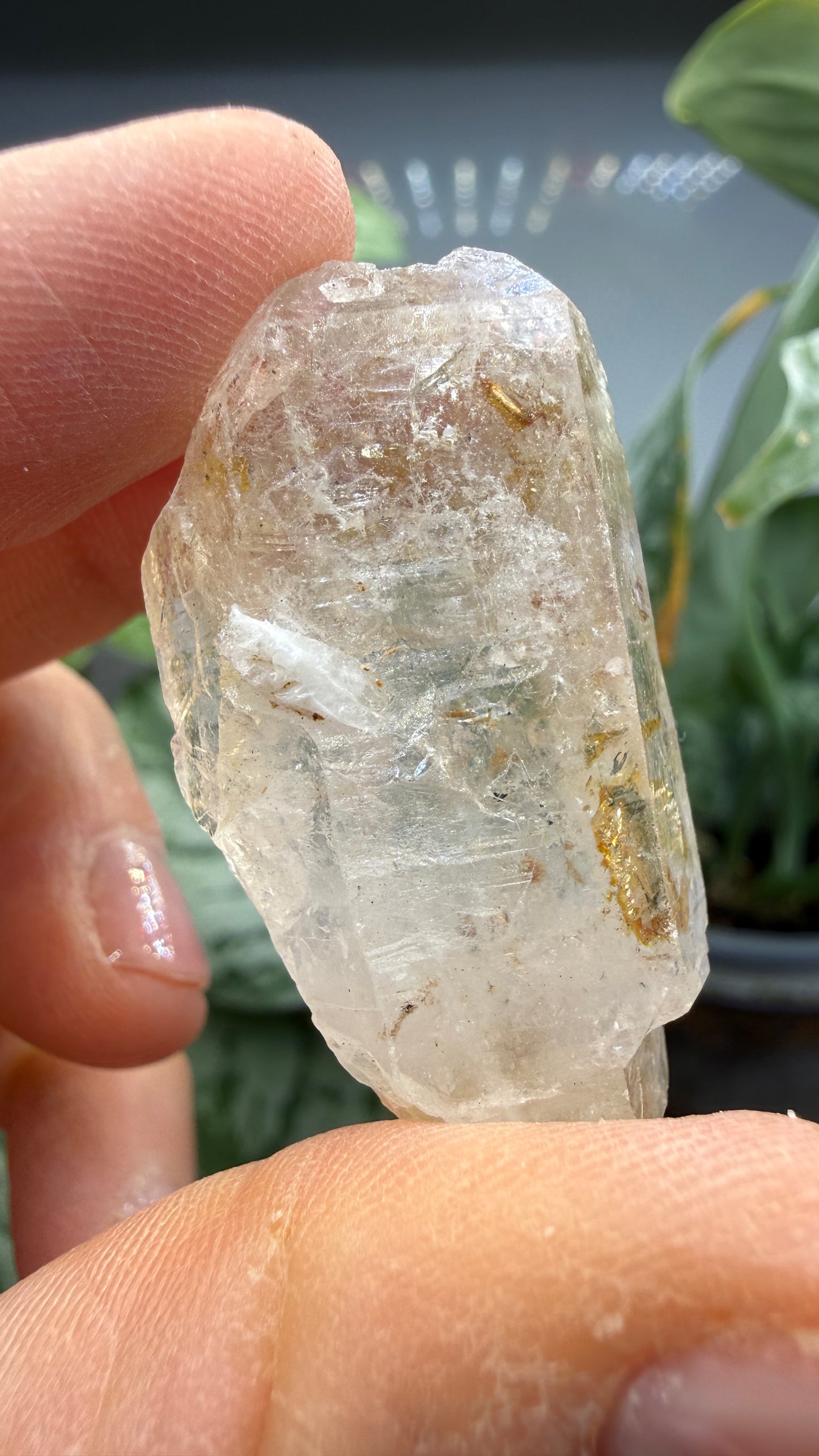 Petroleum Quartz ("Firefly Quartz")- Madirobe, Antsalova District, Melaky, Madagascar