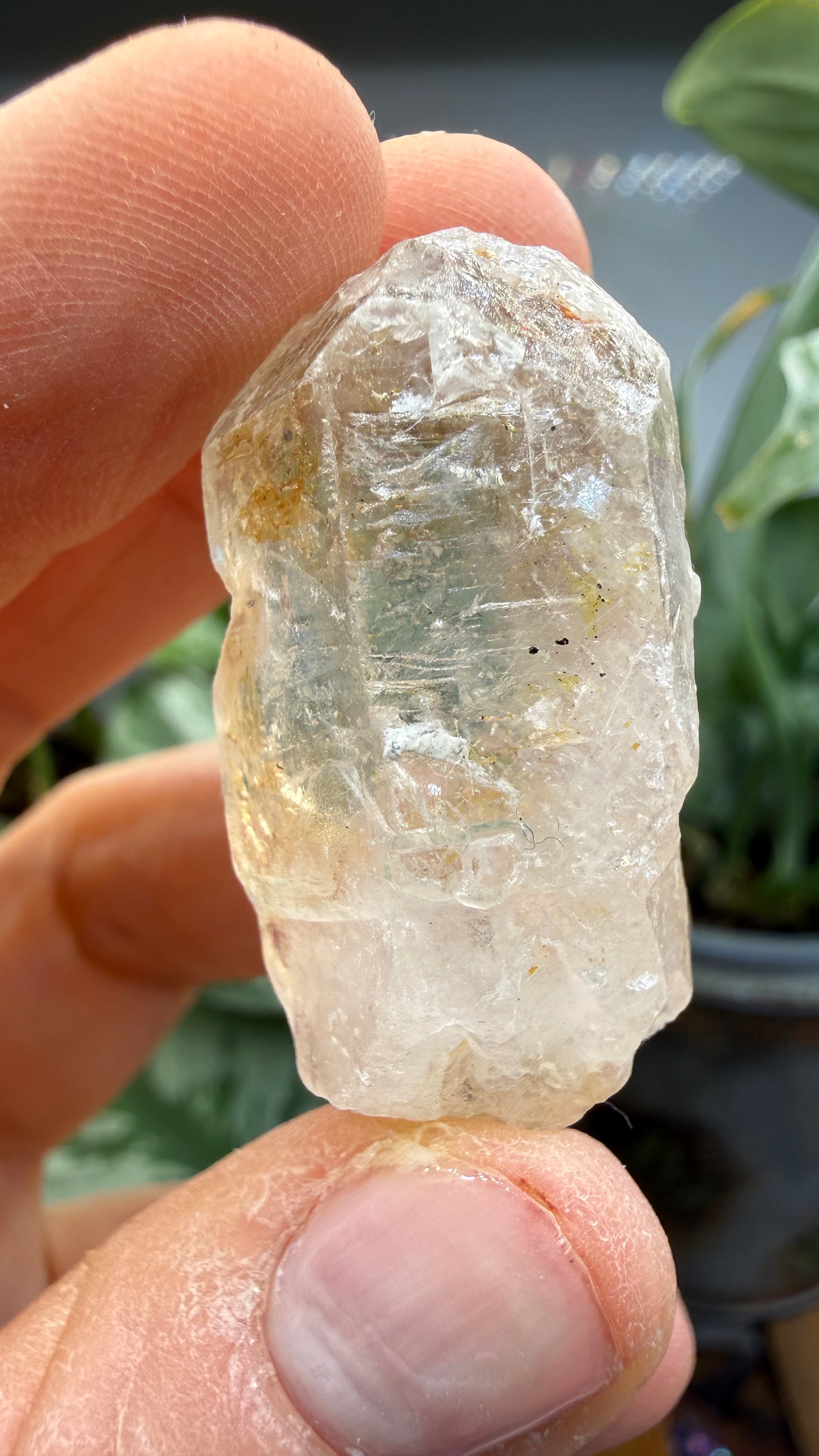 Petroleum Quartz ("Firefly Quartz")- Madirobe, Antsalova District, Melaky, Madagascar
