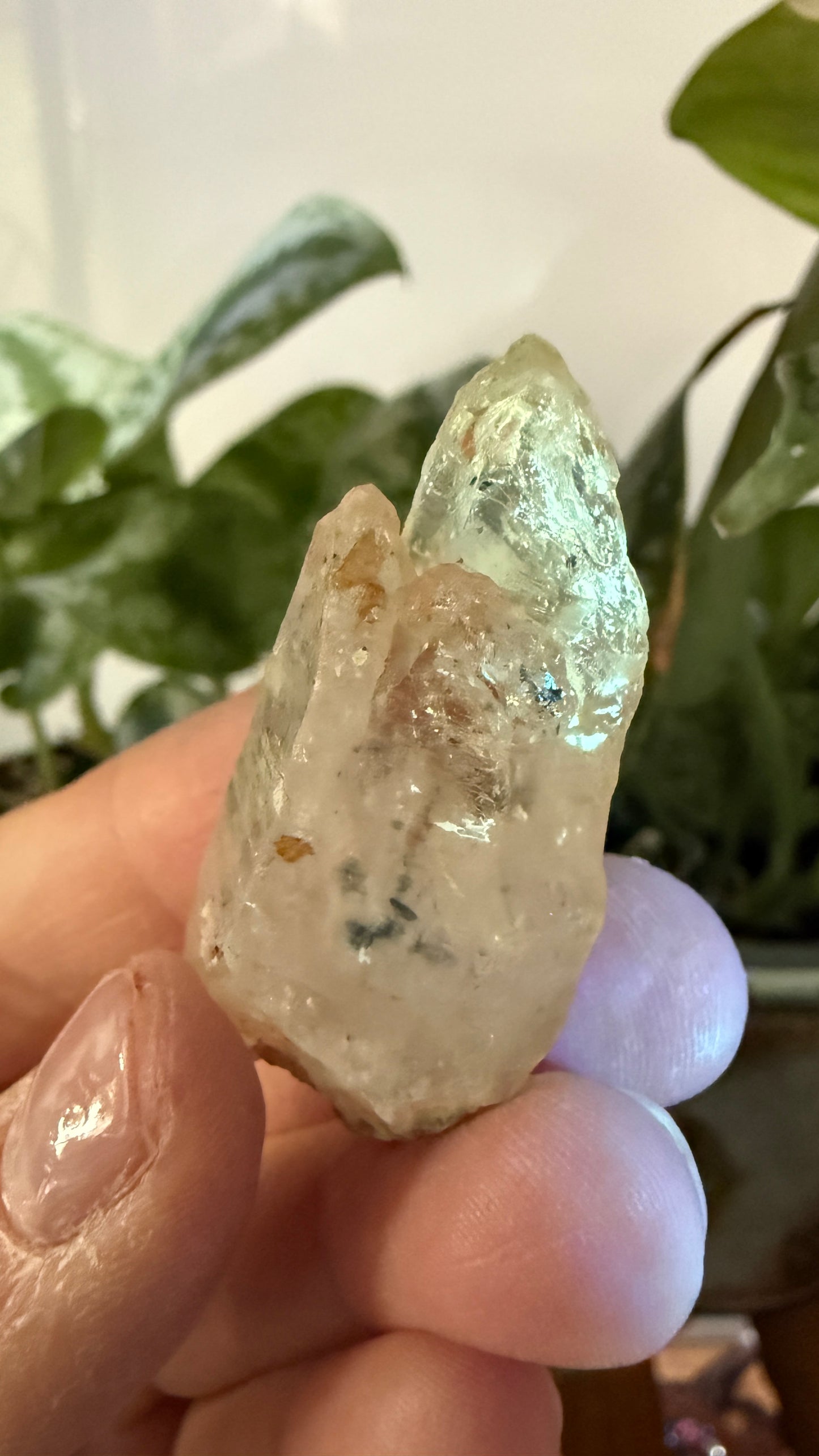 Petroleum Quartz ("Firefly Quartz")- Madirobe, Antsalova District, Melaky, Madagascar