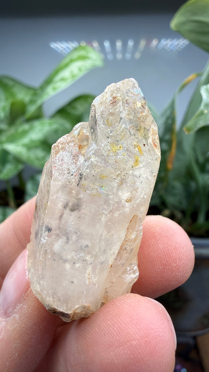Petroleum Quartz ("Firefly Quartz")- Madirobe, Antsalova District, Melaky, Madagascar