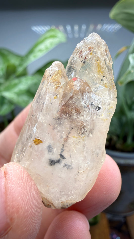 Petroleum Quartz ("Firefly Quartz")- Madirobe, Antsalova District, Melaky, Madagascar