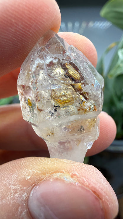Petroleum Quartz Sceptre ("Firefly Quartz")- Madirobe, Antsalova District, Melaky, Madagascar