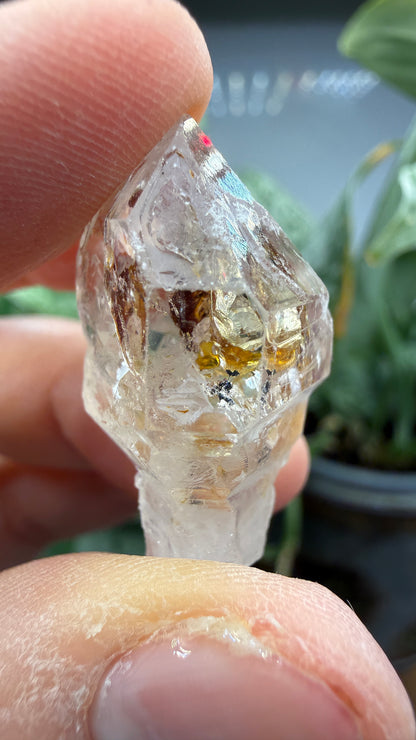 Petroleum Quartz Sceptre ("Firefly Quartz")- Madirobe, Antsalova District, Melaky, Madagascar
