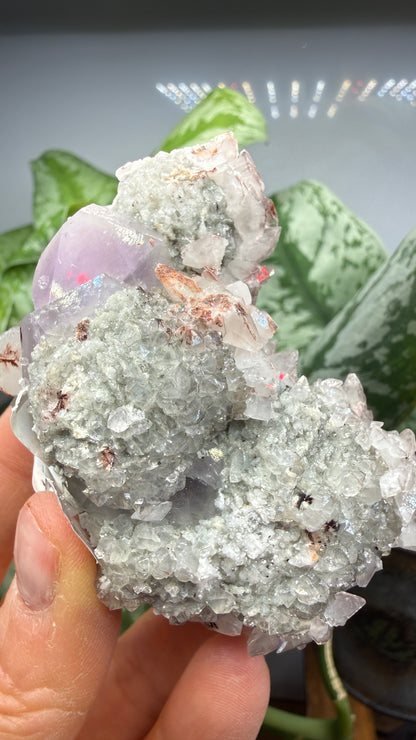 Quartz v. Amethyst, Calcite- Tonglushan Mine, Daye Co., Huangshi Prefecture, Hubei Province, China