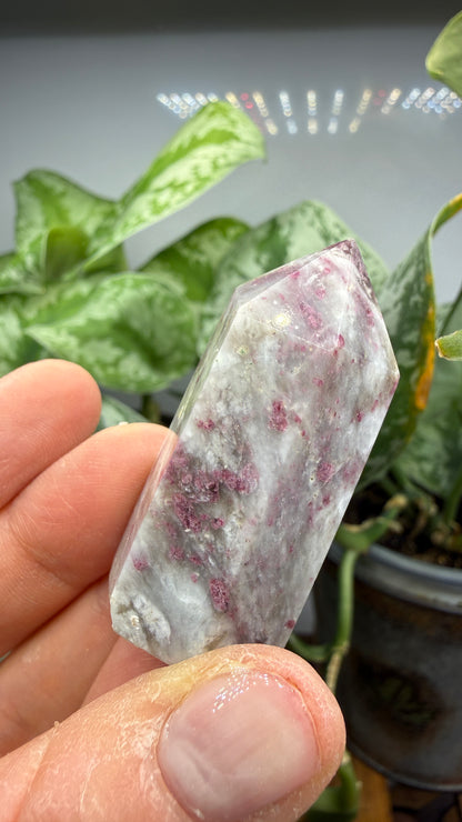 Rubellite in Quartz Point- 1.75" inches