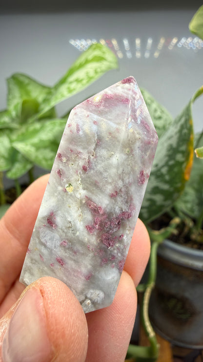 Rubellite in Quartz Point- 1.75" inches
