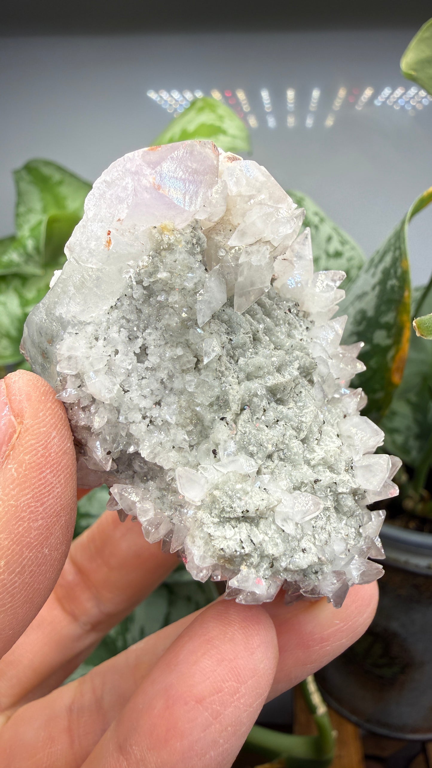 Quartz v. Amethyst, Calcite- Tonglushan Mine, Daye Co., Huangshi Prefecture, Hubei Province, China