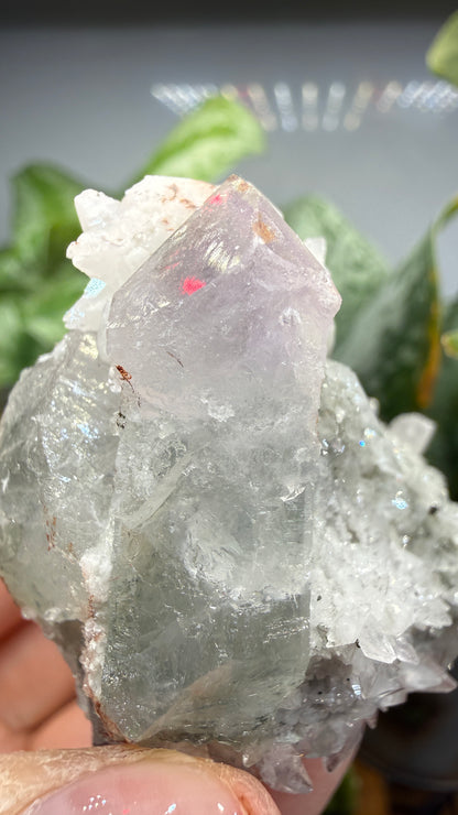 Quartz v. Amethyst, Calcite- Tonglushan Mine, Daye Co., Huangshi Prefecture, Hubei Province, China
