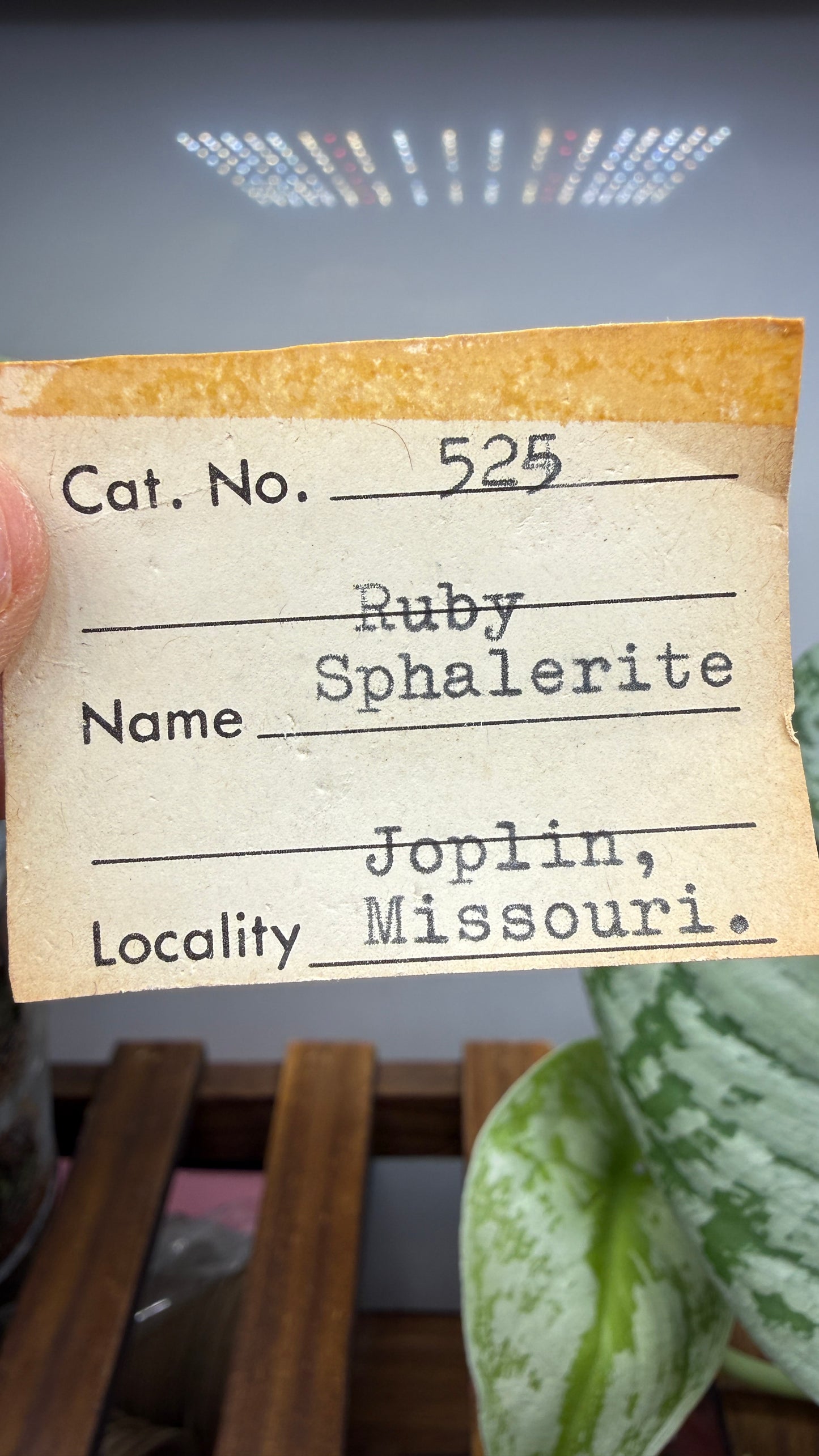 Sphalerite (Ruby Jack)- Joplin, Tri-State District, Missouri, USA