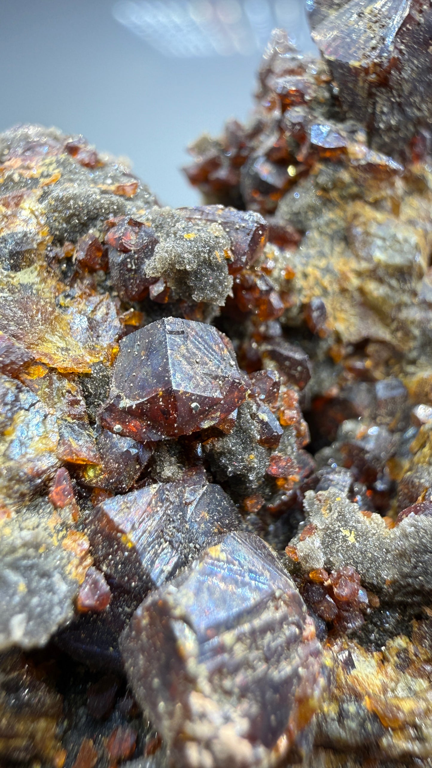Sphalerite (Ruby Jack)- Tri-State District, Missouri, USA