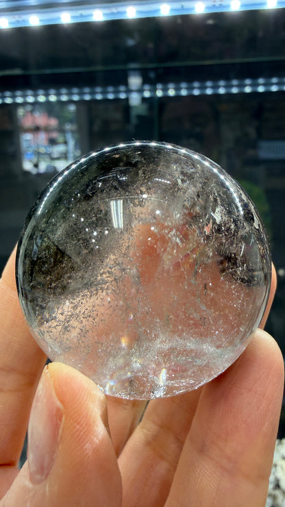 Garden Quartz/Lodolite Sphere- 1.7 inches Diameter