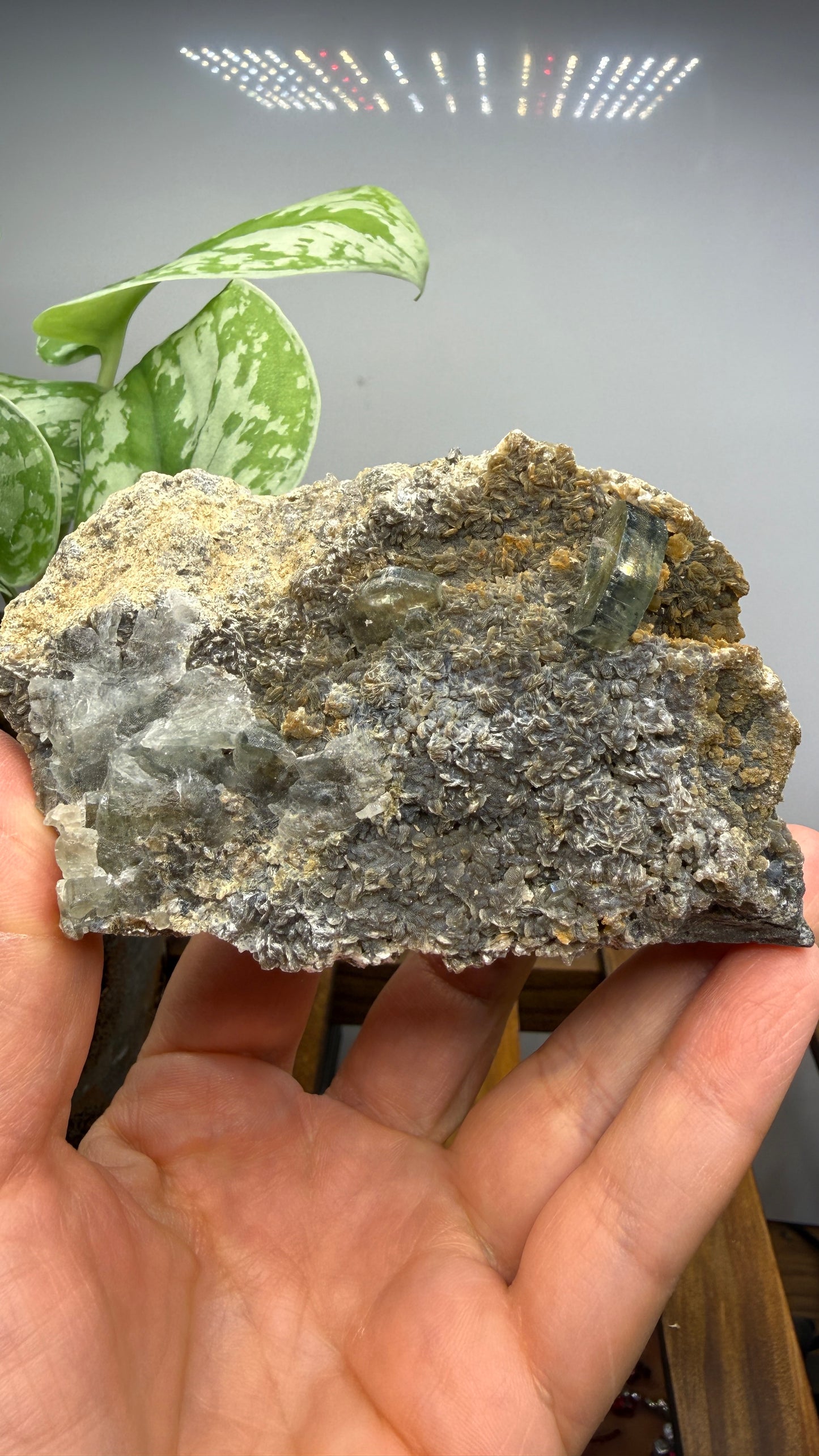 Aquamarine, Muscovite- Pingwu Beryl Mine, Mt Xuebaoding, Mianyang, Sichuan, China