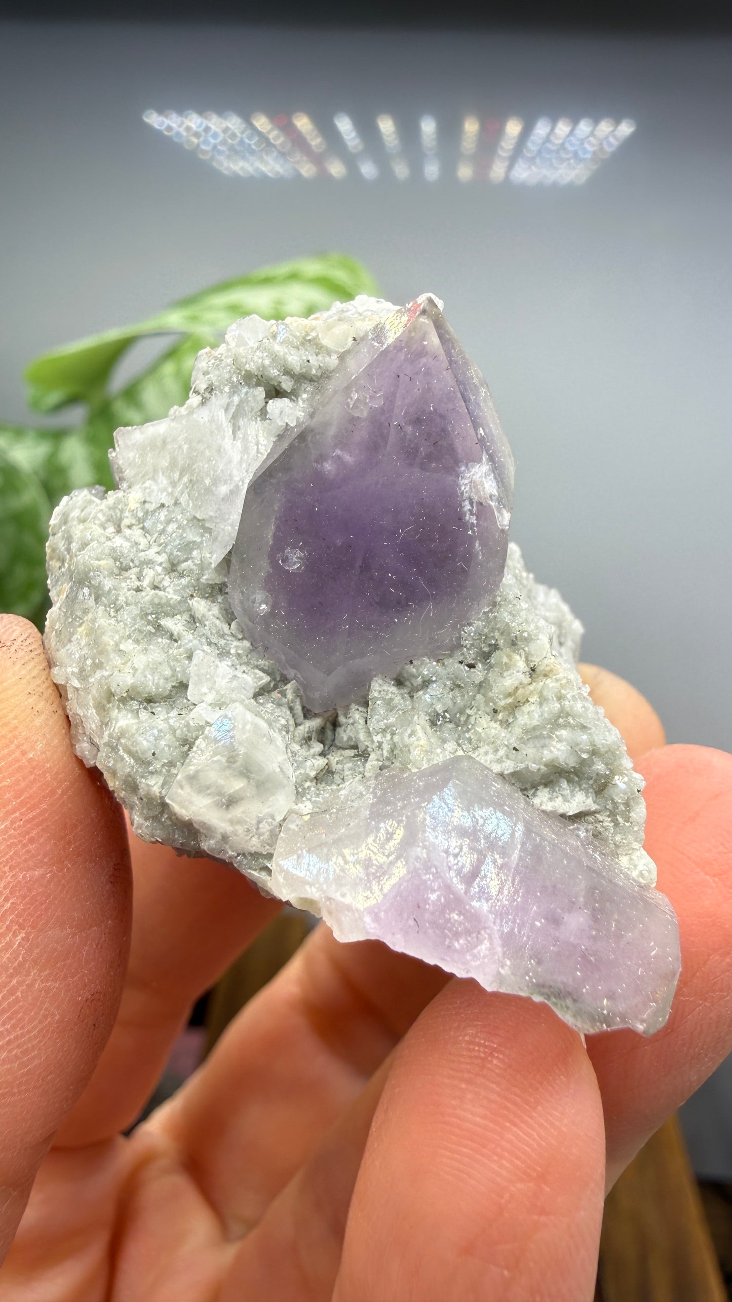 Quartz v. Amethyst, Calcite- Tonglushan Mine, Daye Co., Huangshi Prefecture, Hubei Province, China
