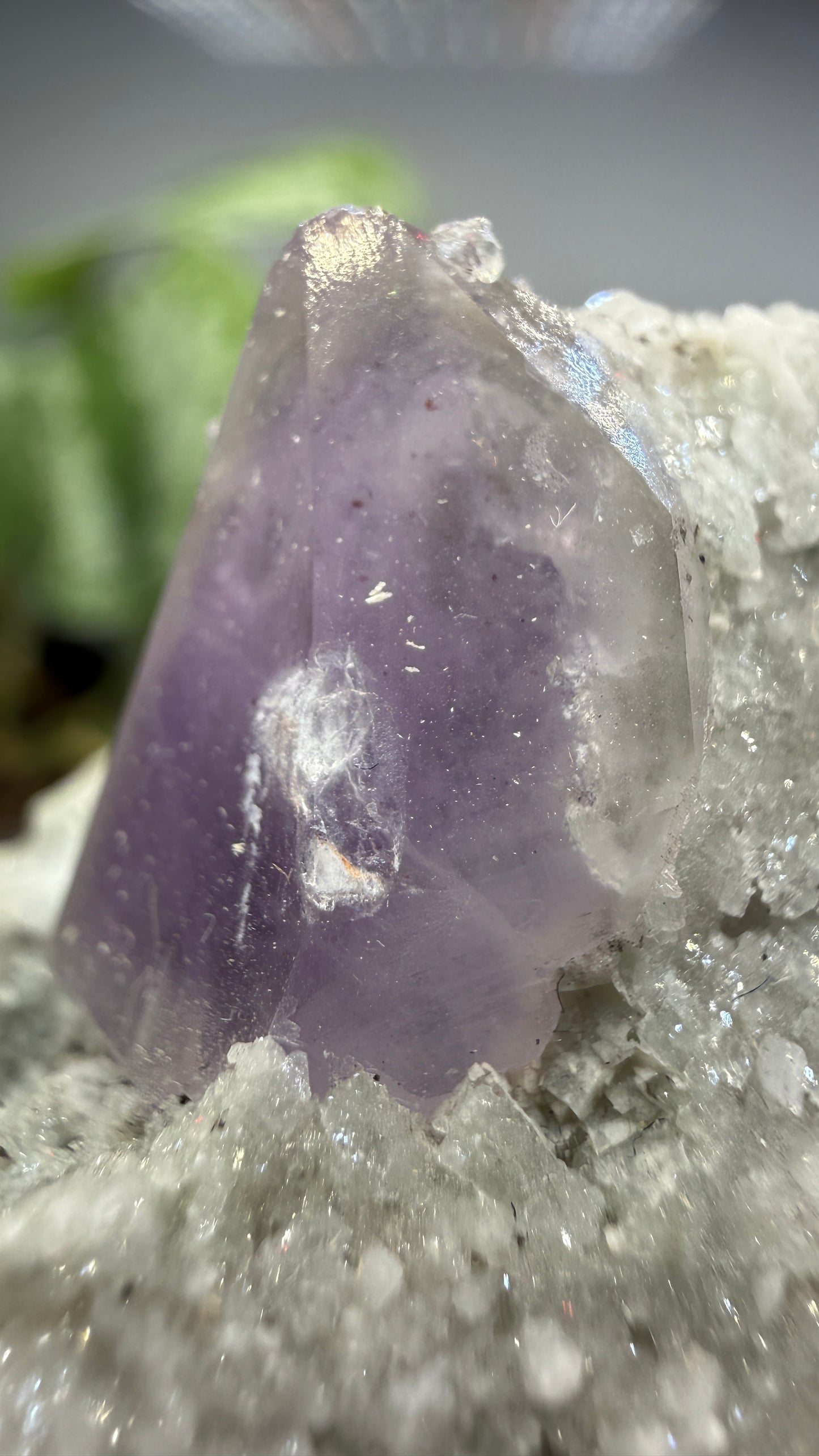 Quartz v. Amethyst, Calcite- Tonglushan Mine, Daye Co., Huangshi Prefecture, Hubei Province, China