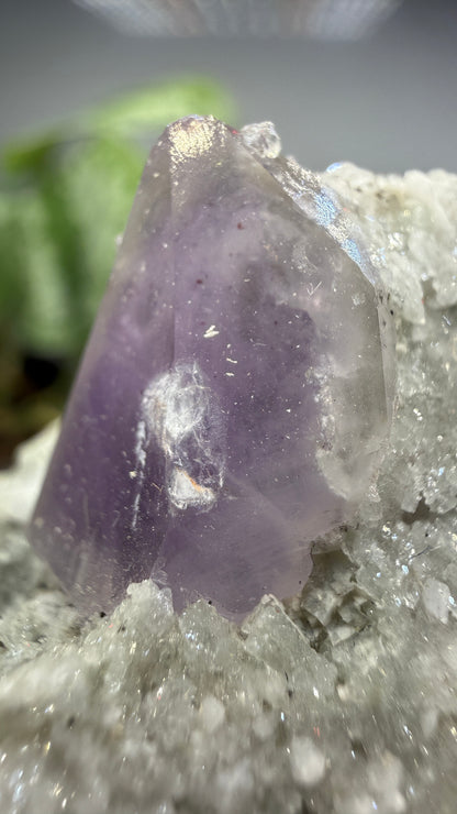 Quartz v. Amethyst, Calcite- Tonglushan Mine, Daye Co., Huangshi Prefecture, Hubei Province, China