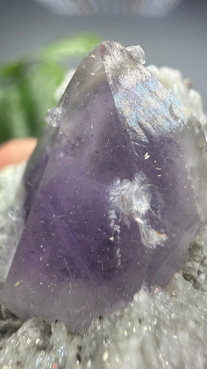Quartz v. Amethyst, Calcite- Tonglushan Mine, Daye Co., Huangshi Prefecture, Hubei Province, China