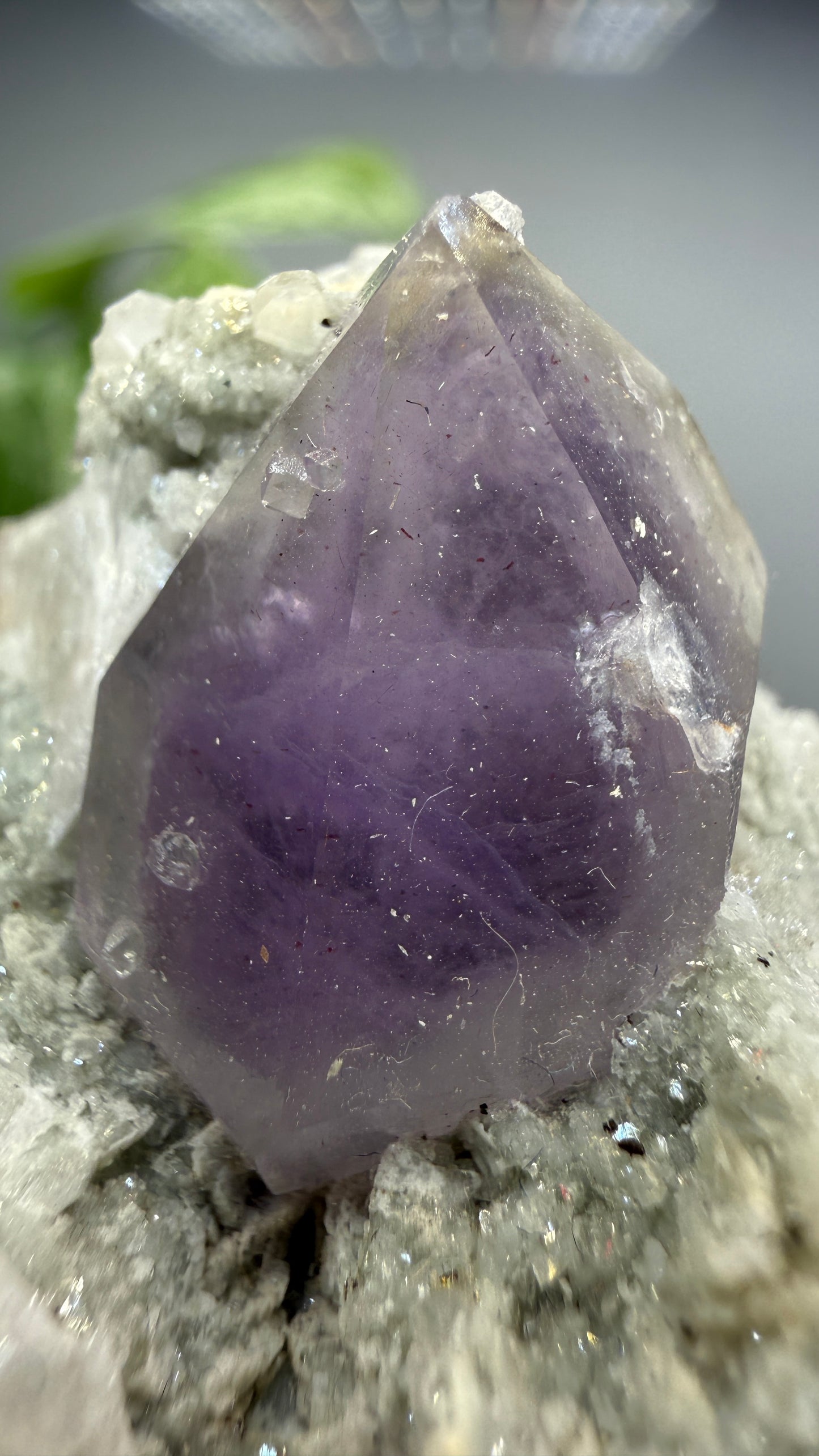 Quartz v. Amethyst, Calcite- Tonglushan Mine, Daye Co., Huangshi Prefecture, Hubei Province, China