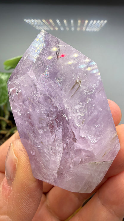 Polished Double-Terminated Amethyst Point