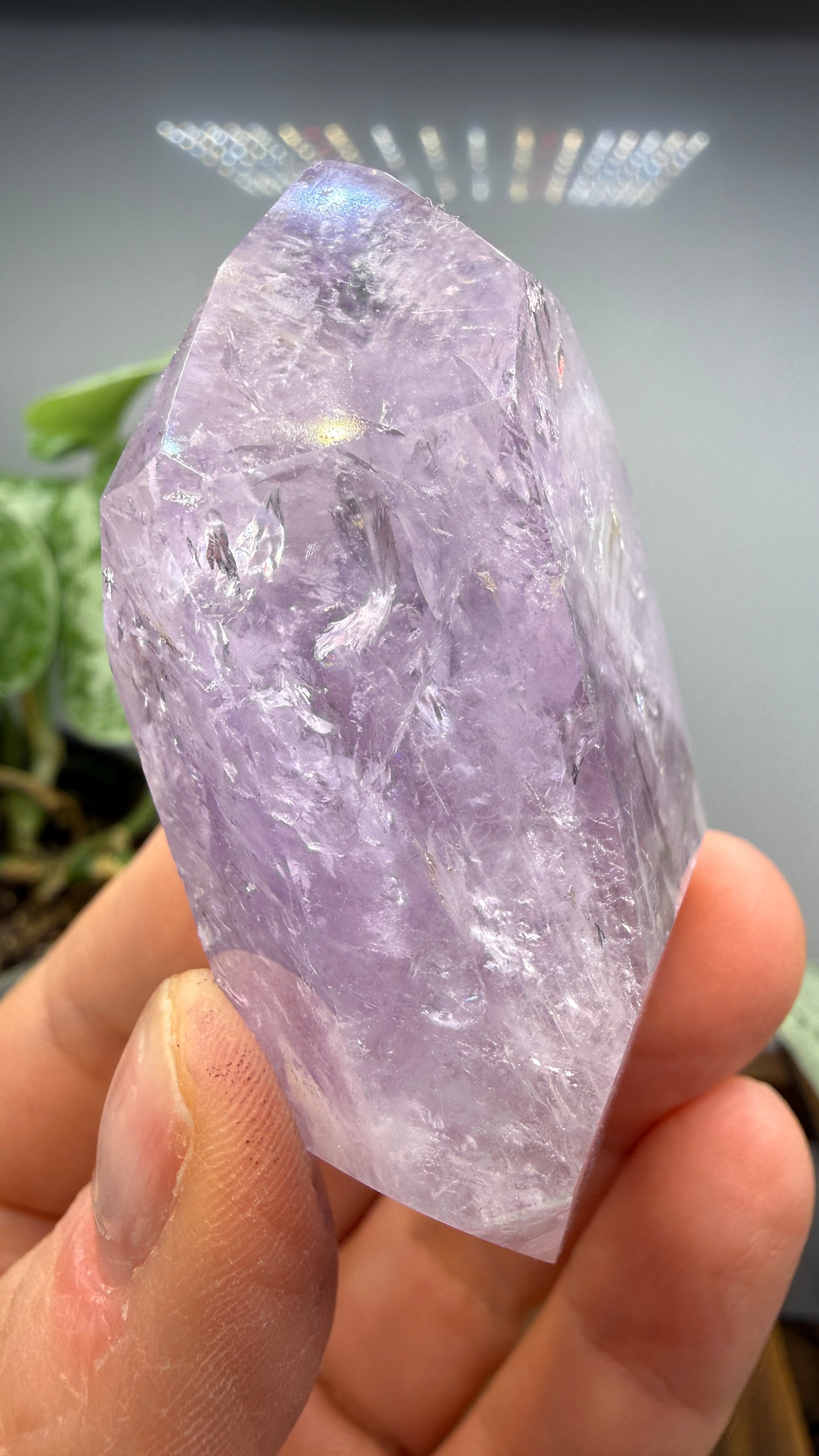 Polished Double-Terminated Amethyst Point