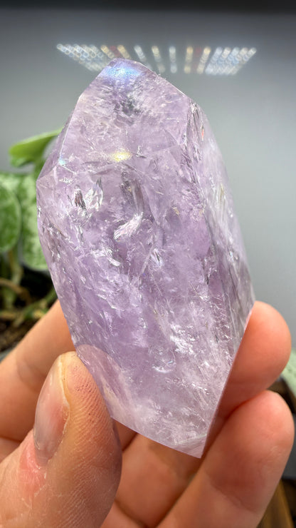 Polished Double-Terminated Amethyst Point