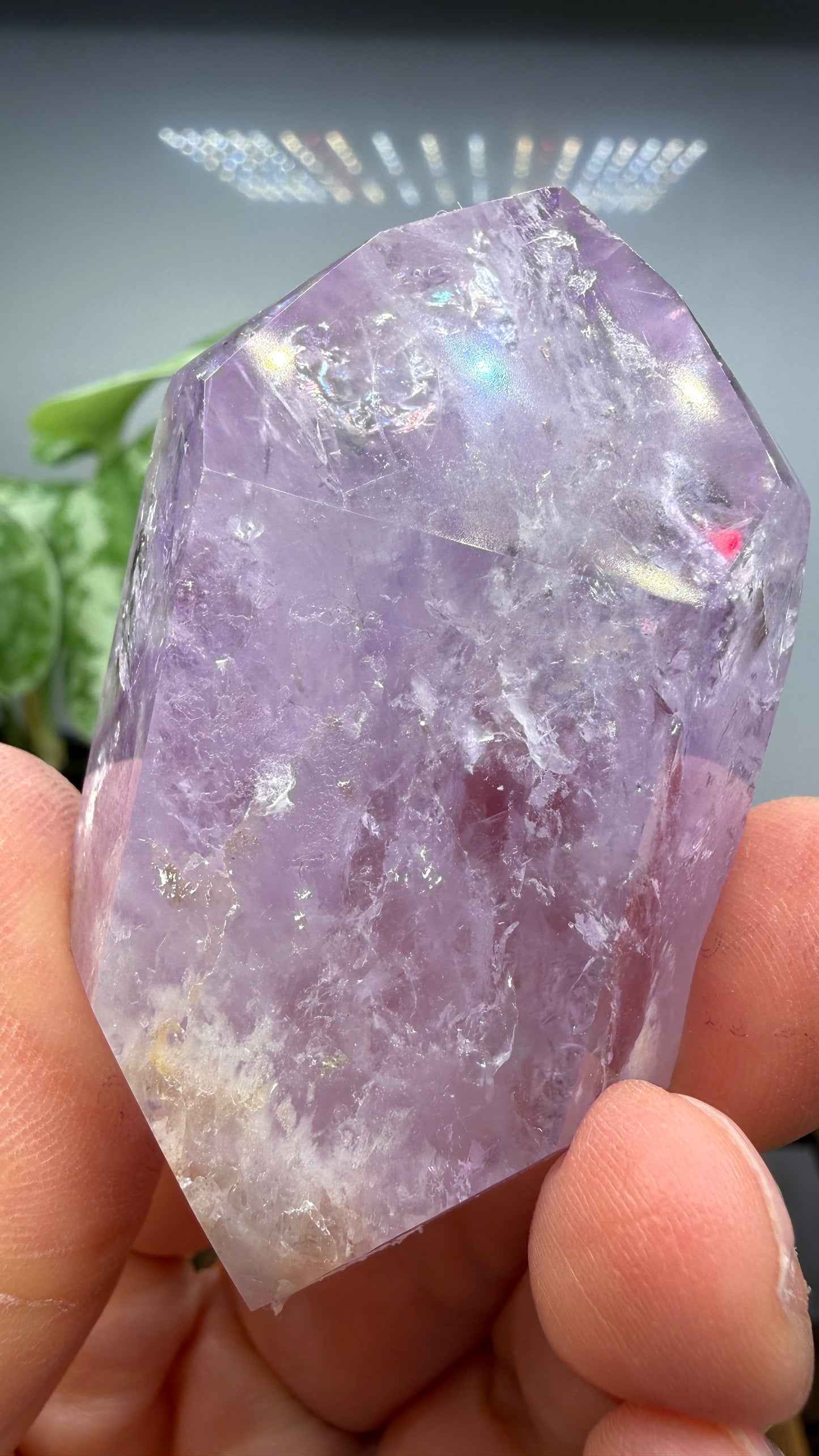 Polished Double-Terminated Amethyst Point