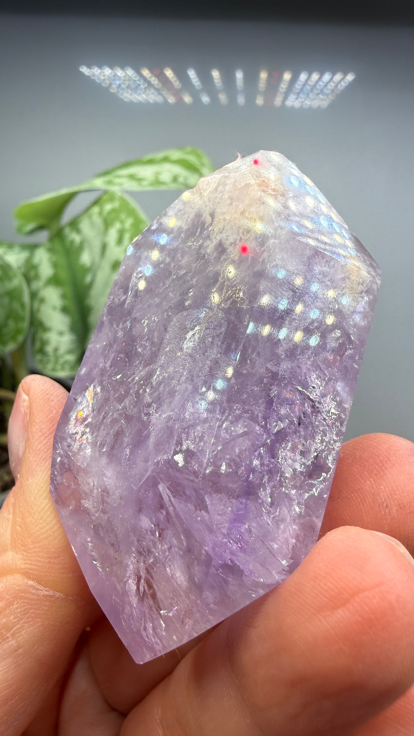 Polished Double-Terminated Amethyst Point