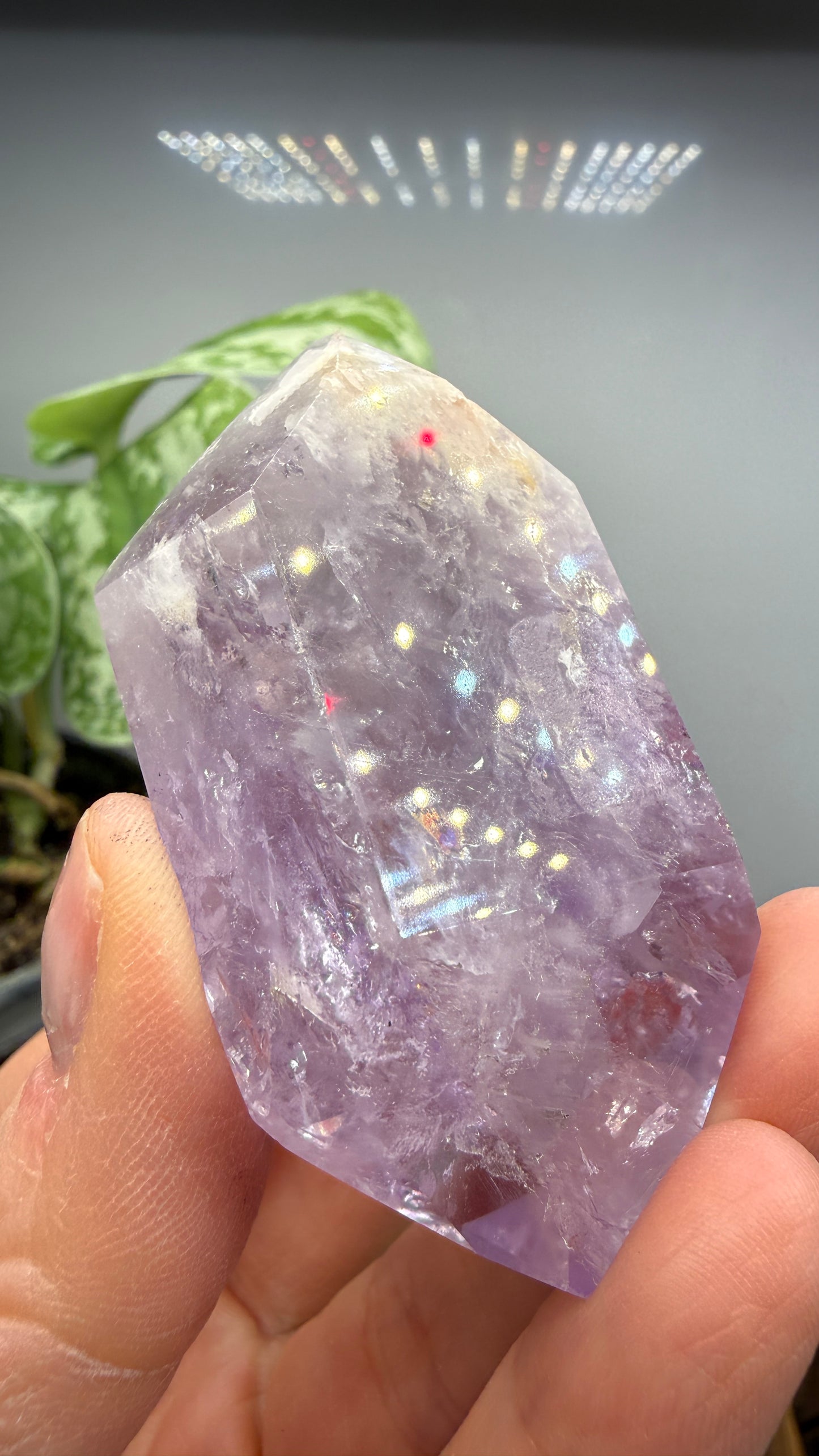 Polished Double-Terminated Amethyst Point