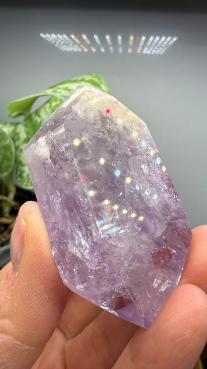 Polished Double-Terminated Amethyst Point