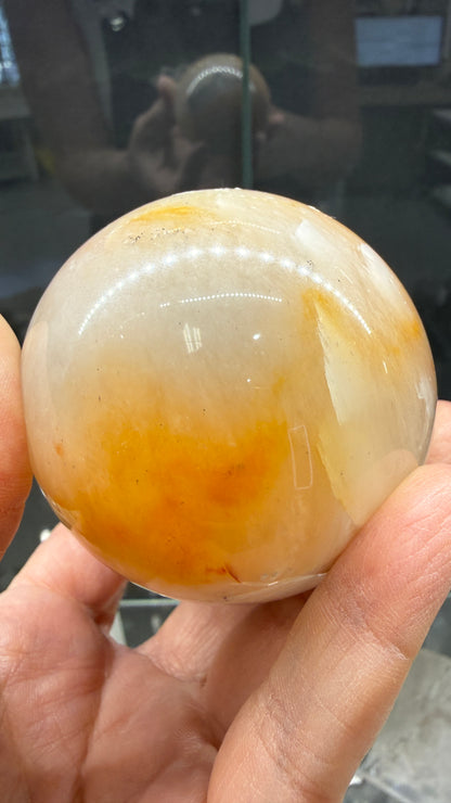 Amphibole Quartz Sphere- 2.5" inches diameter