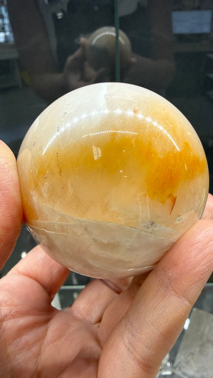 Amphibole Quartz Sphere- 2.5" inches diameter