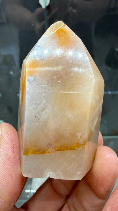 Amphibole Quartz Tower- 2.4 inch tall